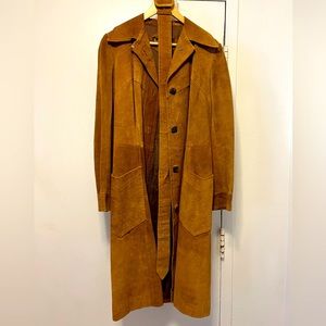 Brown suede Duster jacket from Spain
